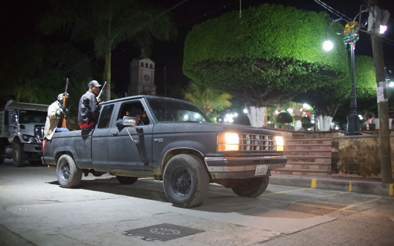 En Apaxtla se arman contra el CJNG. (Omar Franco)