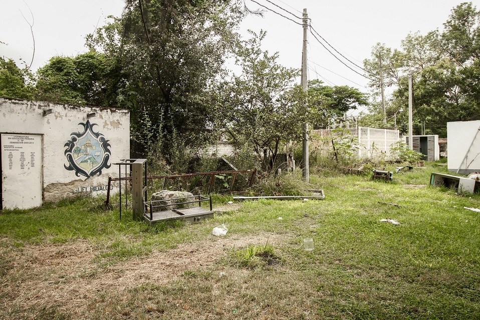 En un recorrido por las instalaciones, se aprecia el abandono en el que se encuentra la Escuela Normal Rural “Miguel Hidalgo”. (FRANCO GONZÁLEZ)