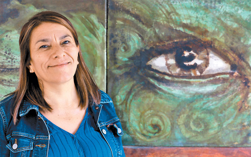 Verónica Cruz Sánchez, directora de la asociación feminista. (Octavio Hoyos)