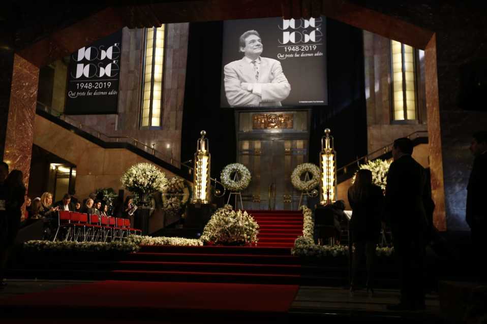 Bellas Artes, preparado para el homenaje a José José. /Héctor Téllez