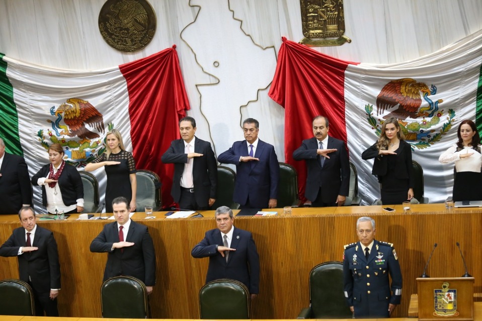 Ceremonia del 4to Informe de labores en el Congreso del Estado (Foto: Jorge López)