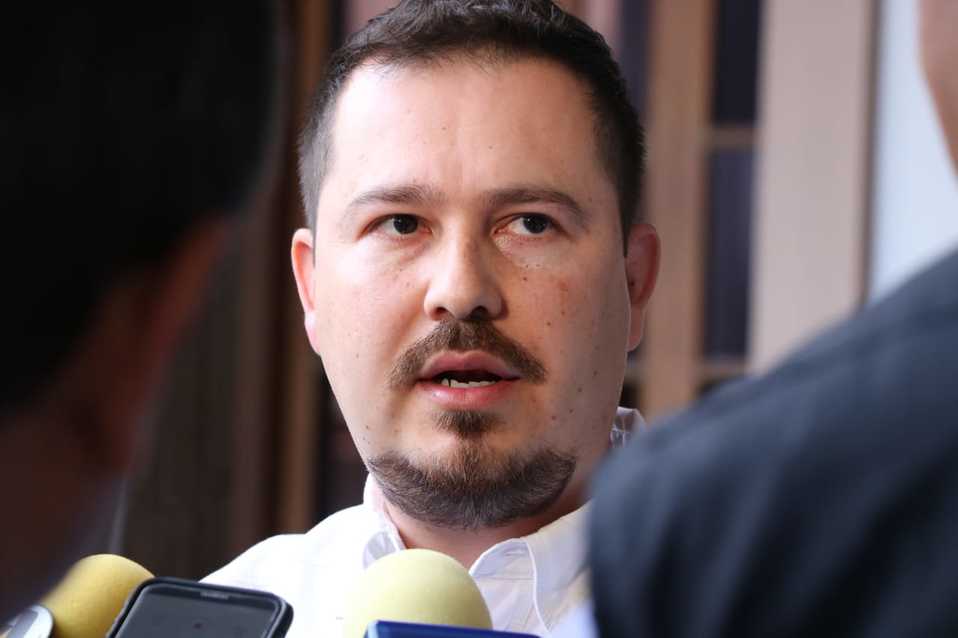 Esteban Cantú, director de la Agencia Estatal de Investigaciones. Foto: Orlando Maldonado