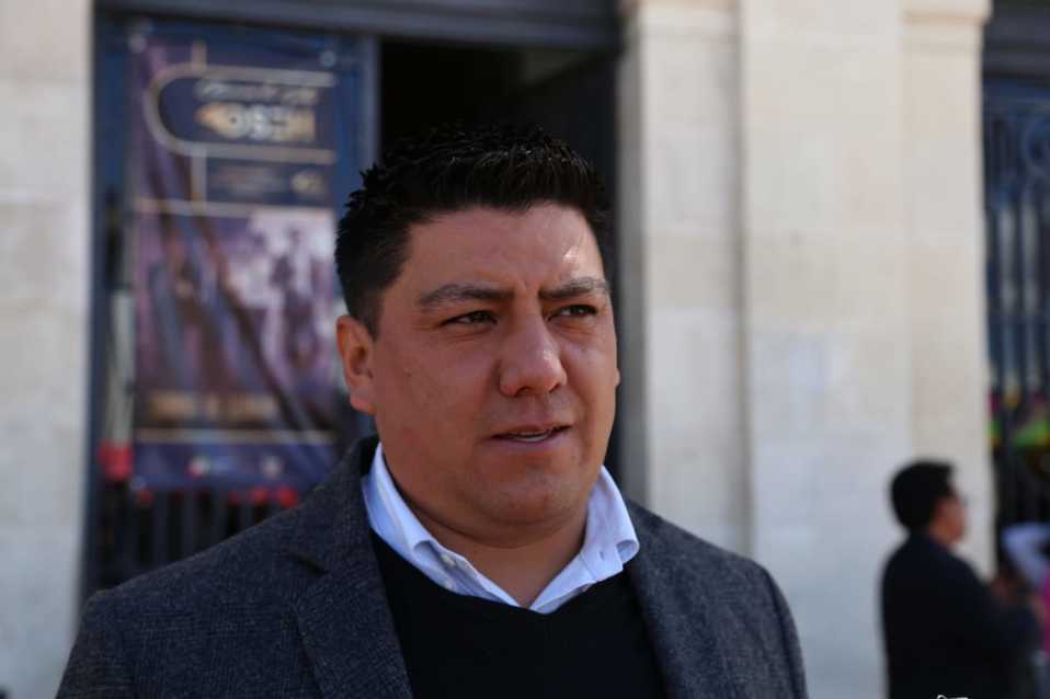 Héctor Chávez dirigente estatal del PRD en Hidalgo. (Teodoro Santos)
