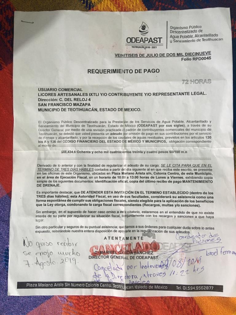 Indicaron que el documento llegó a diversas zonas del municipio. (Alejandra Gudiño)