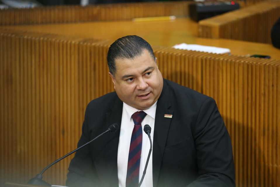 Ramiro González, coordinador estatal de Morena. Foto: Jorge López.