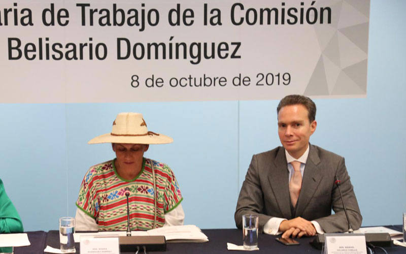 El senador Manuel Velasco dijo que Rosario Ibarra se merece el reconocimiento, por su activismo político y defensa de los derechos humanos.(Especial)