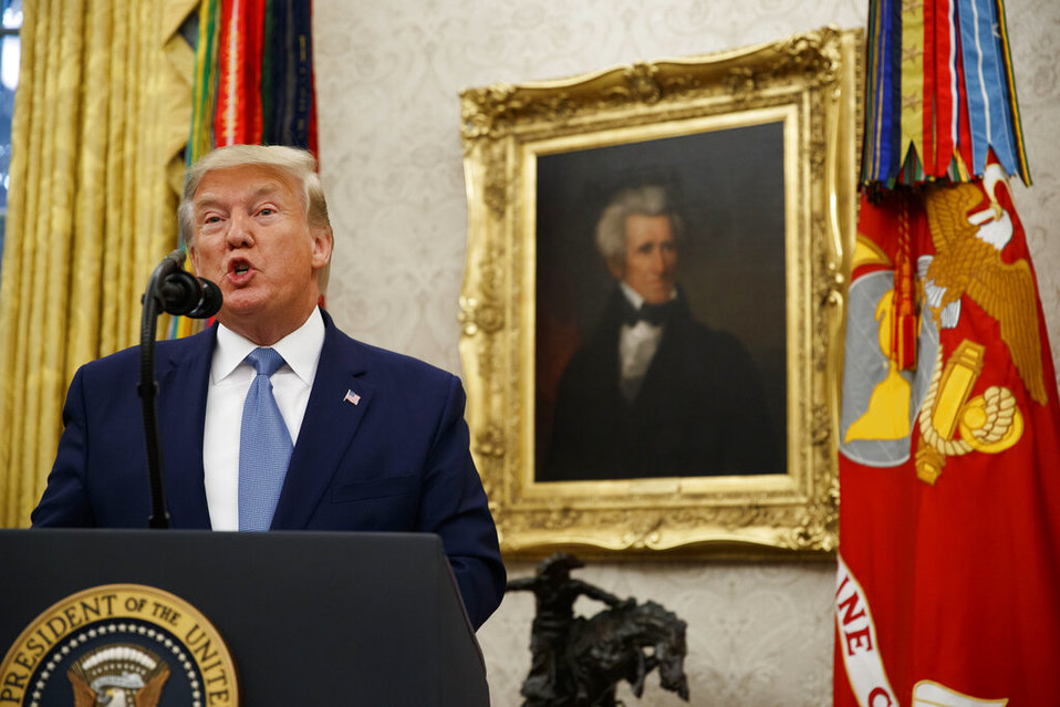 Trump aseguró que las guerras están terminando para su país. /AP