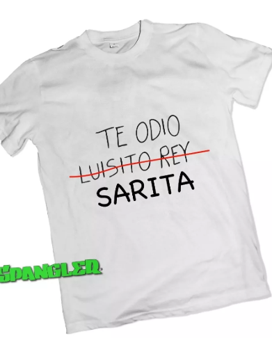 Sarita Sosa se ha convertido en la "villana de México" y con playeras sacan provecho. (Captura de Pantalla)