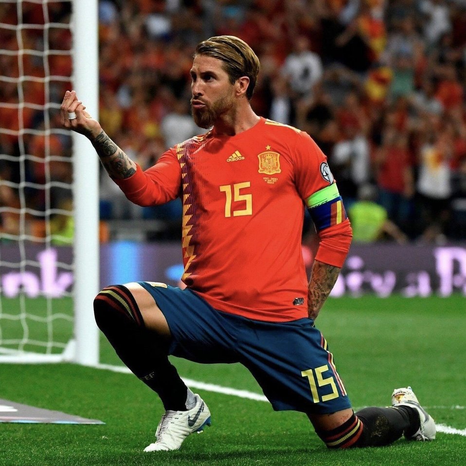 Sergio Ramos, capitán de la selección de España (Twitter @SergioRamos)