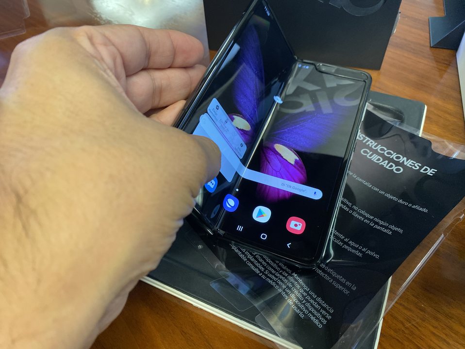 Galaxy Fold es el nuevo lanzamiento de Samsung (Fernando Santillanes).