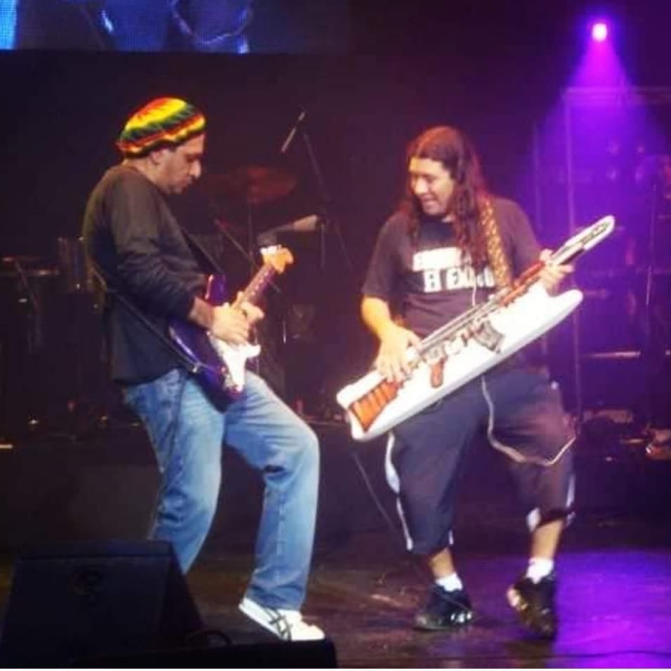 Pablo Lescano y Ricardo Cejas de Damas Gratis (Instagram).