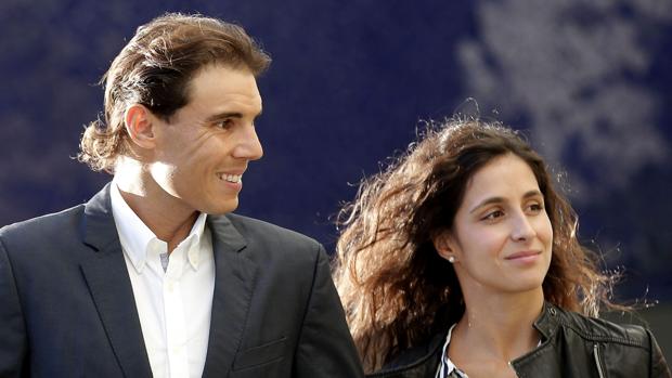 Rafael Nadal y su prometida Mery Perelló (EFE)