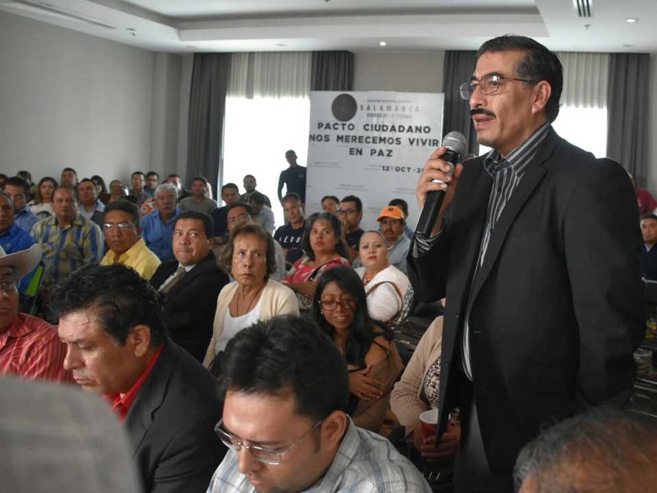 Salmantinos envían carta a gobernador de Guanajuato por inseguridad. Foto: Cortesía.