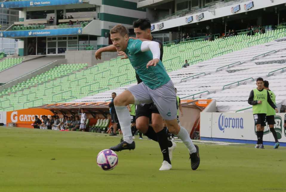 Santos Laguna derrotó 3 goles contra 0 a la Jaiba Brava del Tampico Madero. (Mauricio Román)