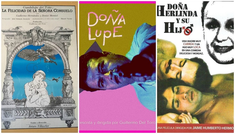 Los carteles de las películas que dieron origen a la Muestra de Cine Mexicano de Guadalajara, después FICG. (CORTESÍA)