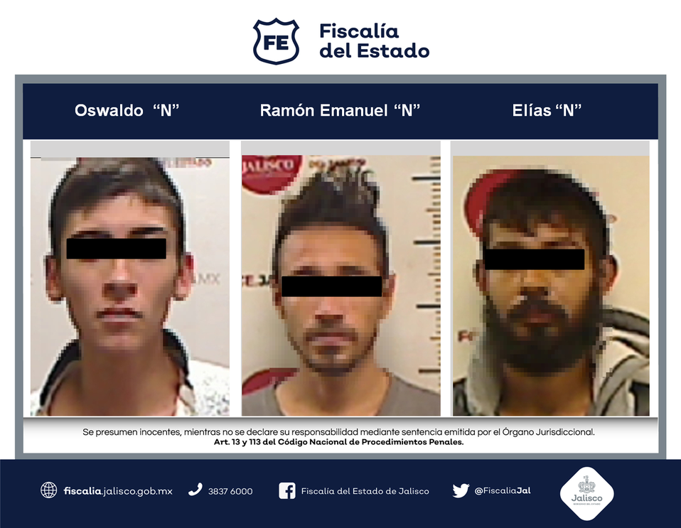 Detienen a tres presuntos ladrones de casa (Cortesía)