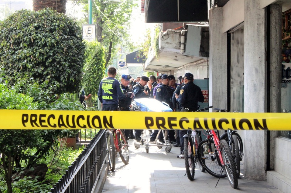 El bar de la Zona Rosa está acordonada.