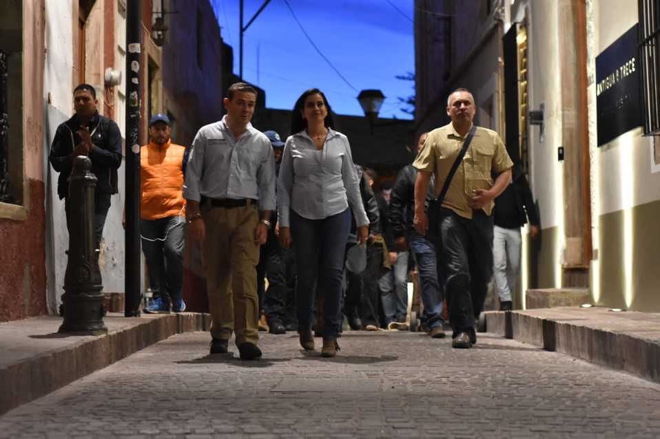 Foto: Especial / El alcalde de Guanajuato encabezó los operativos.