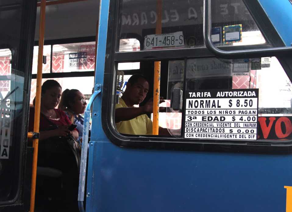 El incremento al transporte público representará más de 50 por ciento de sus ingresos en traslados (Melanie Torres)