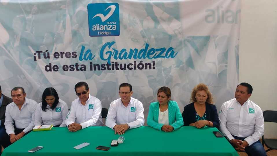 Nueva Alianza Hidalgo (PNAH). (Teodoro Santos)