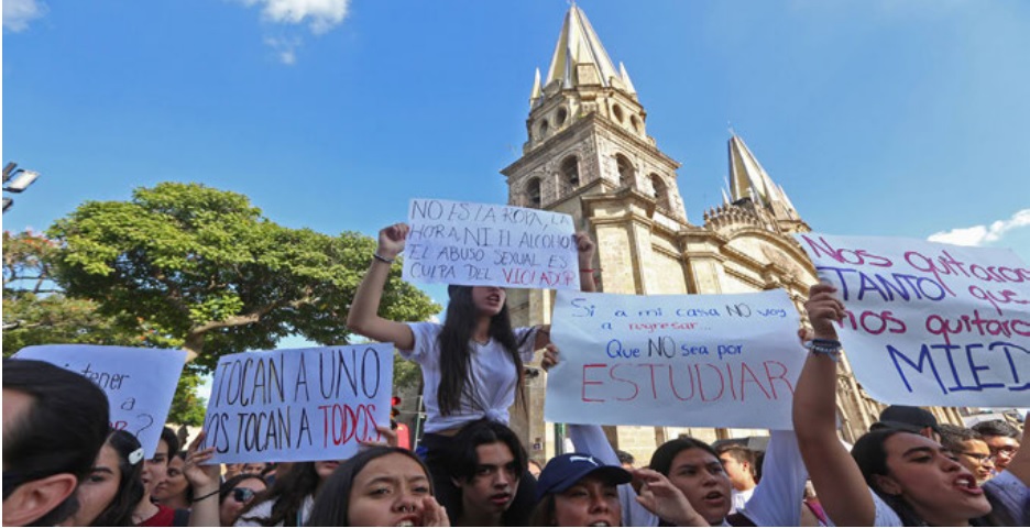 En agosto pasado, estudiantes protestaron por el intento de violación de una joven. (FERNANDO CARRANZA)