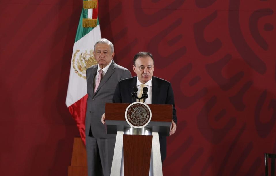 Alfonso Durazo junto al presidente López Obrador (Araceli López)