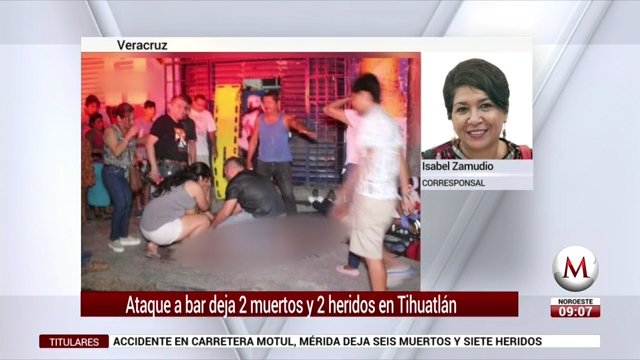 Ataque a bar deja 2 muertos y 2 heridos en Veracruz- Grupo Milenio