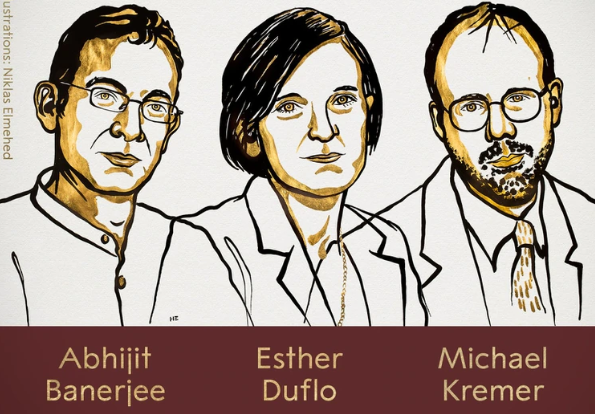 Premio Nobel de Economía 2019:  lo ganan tres estadunidenses por sus trabajos sobre la pobreza. (Twitter)