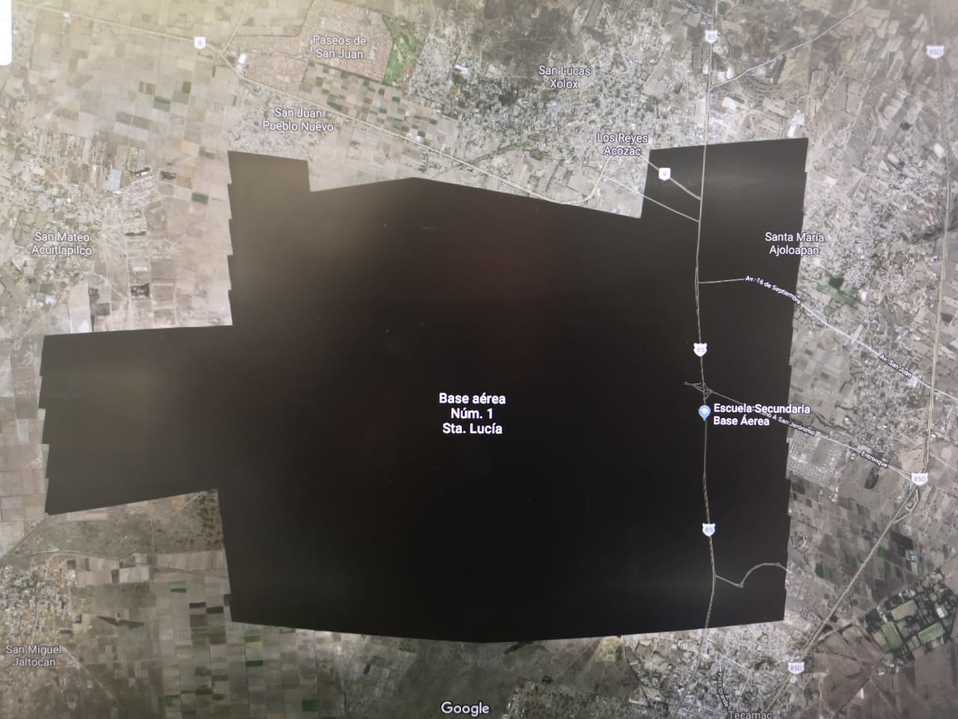 Desaparición de Base aérea de Santa Lucía 3 (Captura de pantalla)