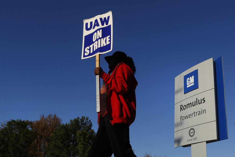 Huelga de General Motors. (Foto: AP)