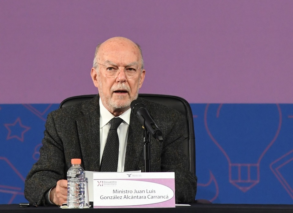 Juan Luis González Alcántara Carrancá,ministro de la Corte./ José Antonio Belmont