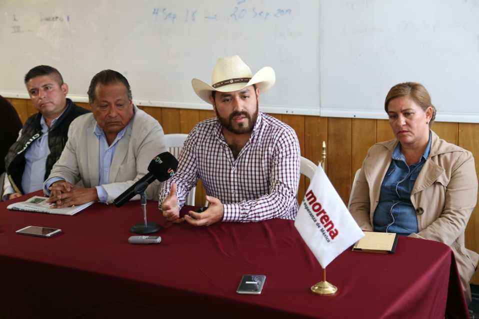 Luis Enrique Cadena García, secretario de Organización del Comité Ejecutivo Estatal de Morena. (Jorge Sánchez)