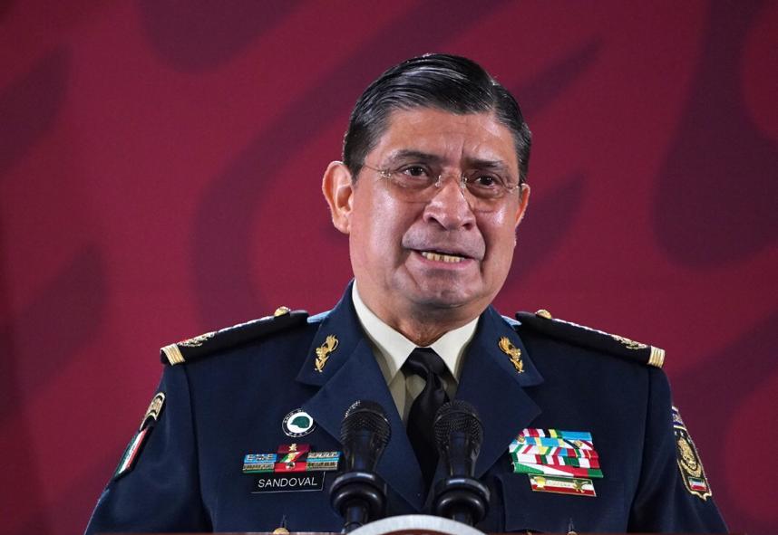 Titular de la Sedena, Luis Cresencio Sandoval, en conferencia. (Cortesía)