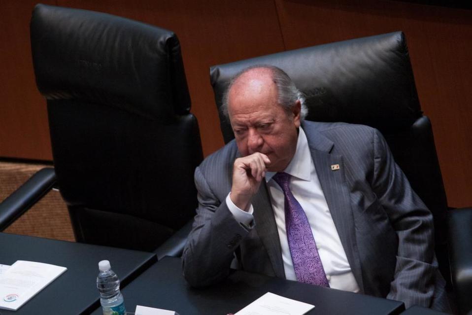 Carlos Romero Deschamps, durante su periodo como senador del PRI (Cuartoscuro)