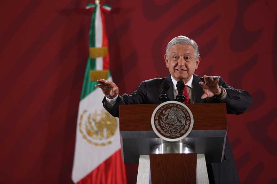 López Obrador dijo que sí hay avances en el tema ecológico. ( Omar Franco)