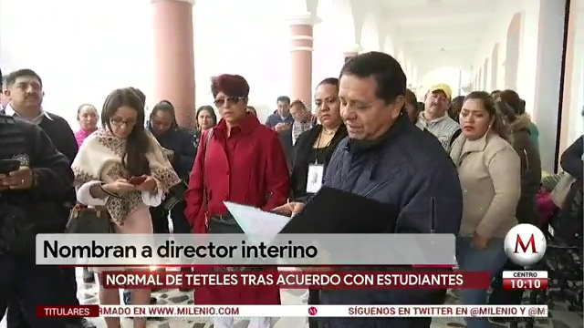 Nombran a García Ordoñez director interino de la Normal de Teteles