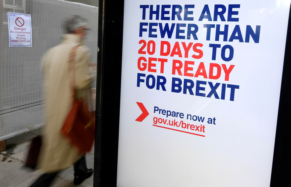 Quedan menos de 20 días para la fecha límite de la definición del Brexit. (Reuters)