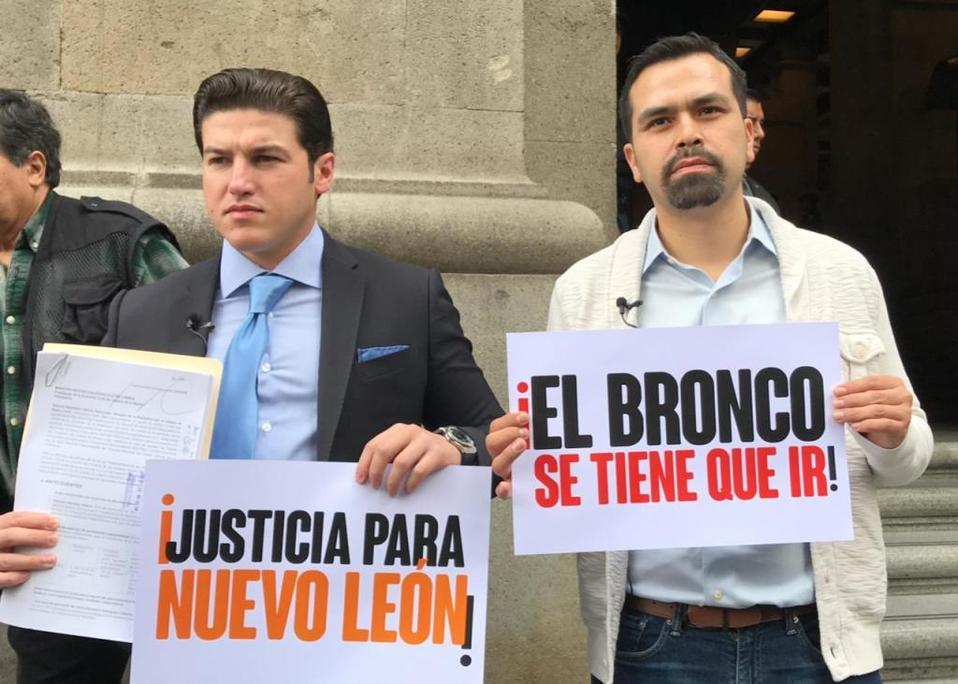 El senador Samuel García presentó el recurso ante la SCJN. | José Antonio Belmont