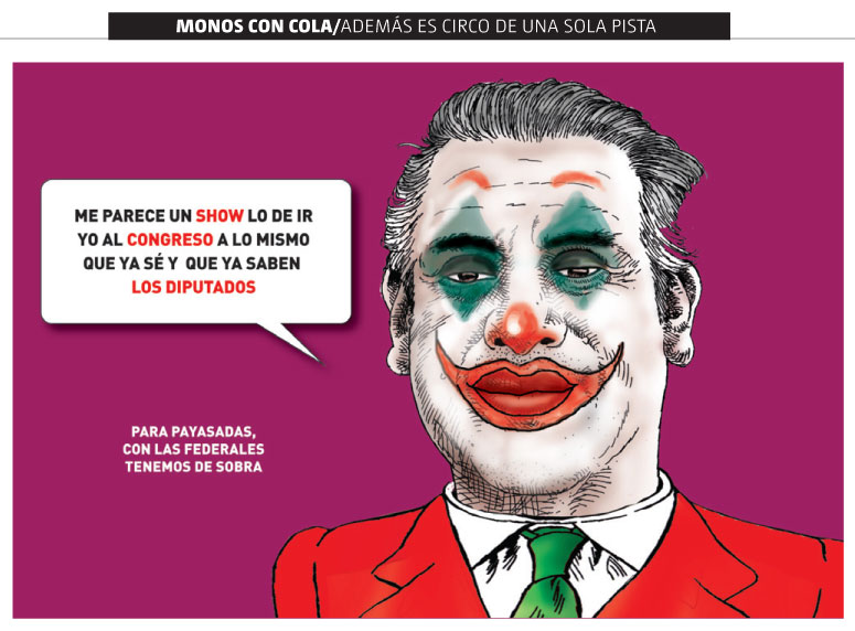 Además es circo de una sola pista