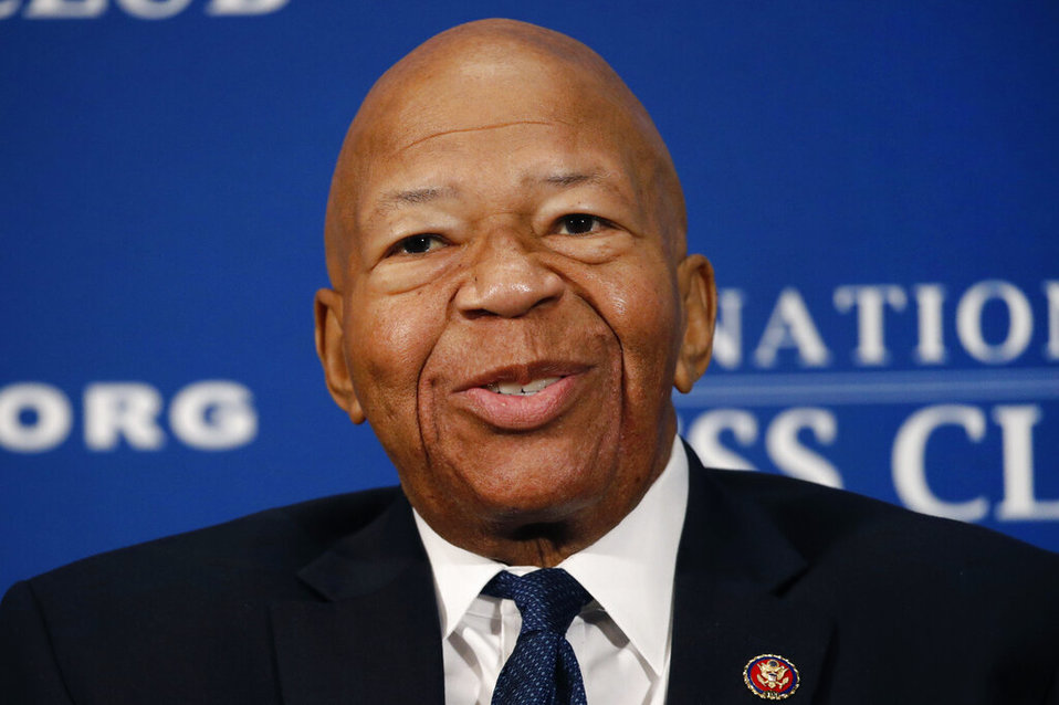 El  legislador demócrata Elijah Cummings el 7 de agosto. (AP)