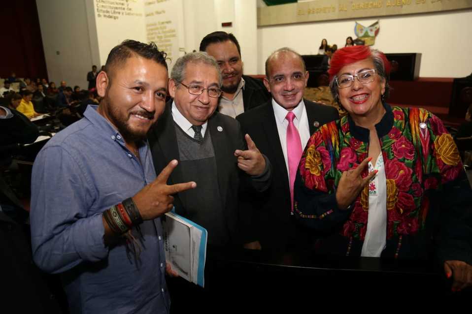 "El Mijis" se presentó en la sesión de la LXIV Legislatura en el Congreso de Hidalgo. (Jorge Sánchez)