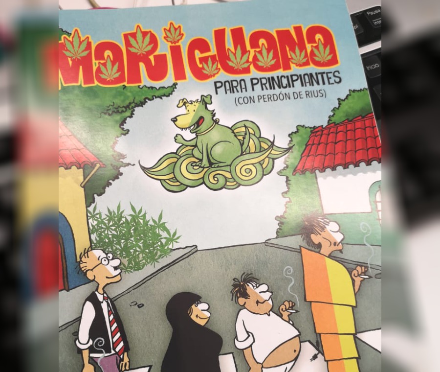 Portada del cómic "Mariguana, manual para principiantes". (Especial)