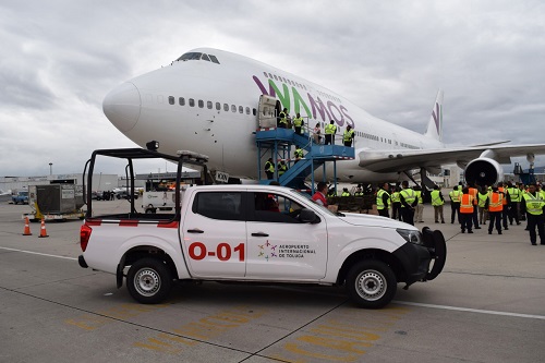 Los vuelos salieron desde el Aeropuerto Internacional de Toluca. (Especial)