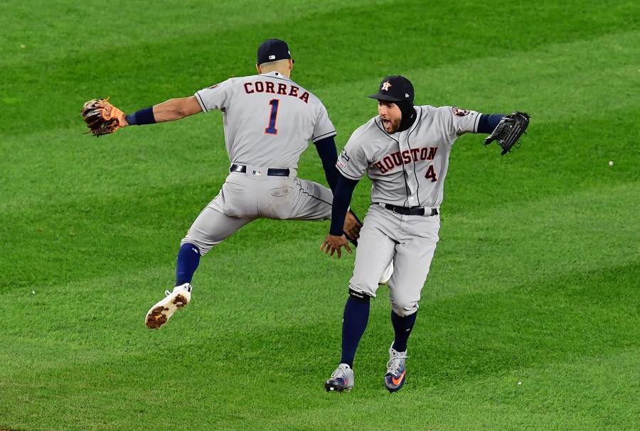 Astros están a una victoria de la Serie Mundial (AFP)