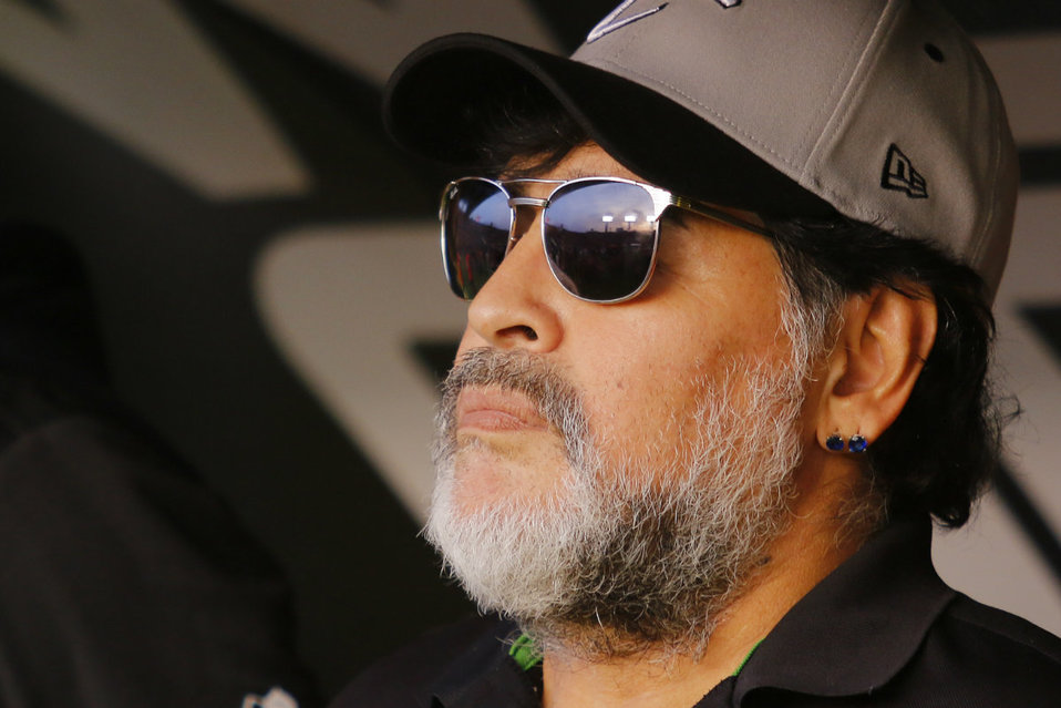 Diego Armando Maradona, ex entrenador de los Dorados de Sinaloa (Imago7)
