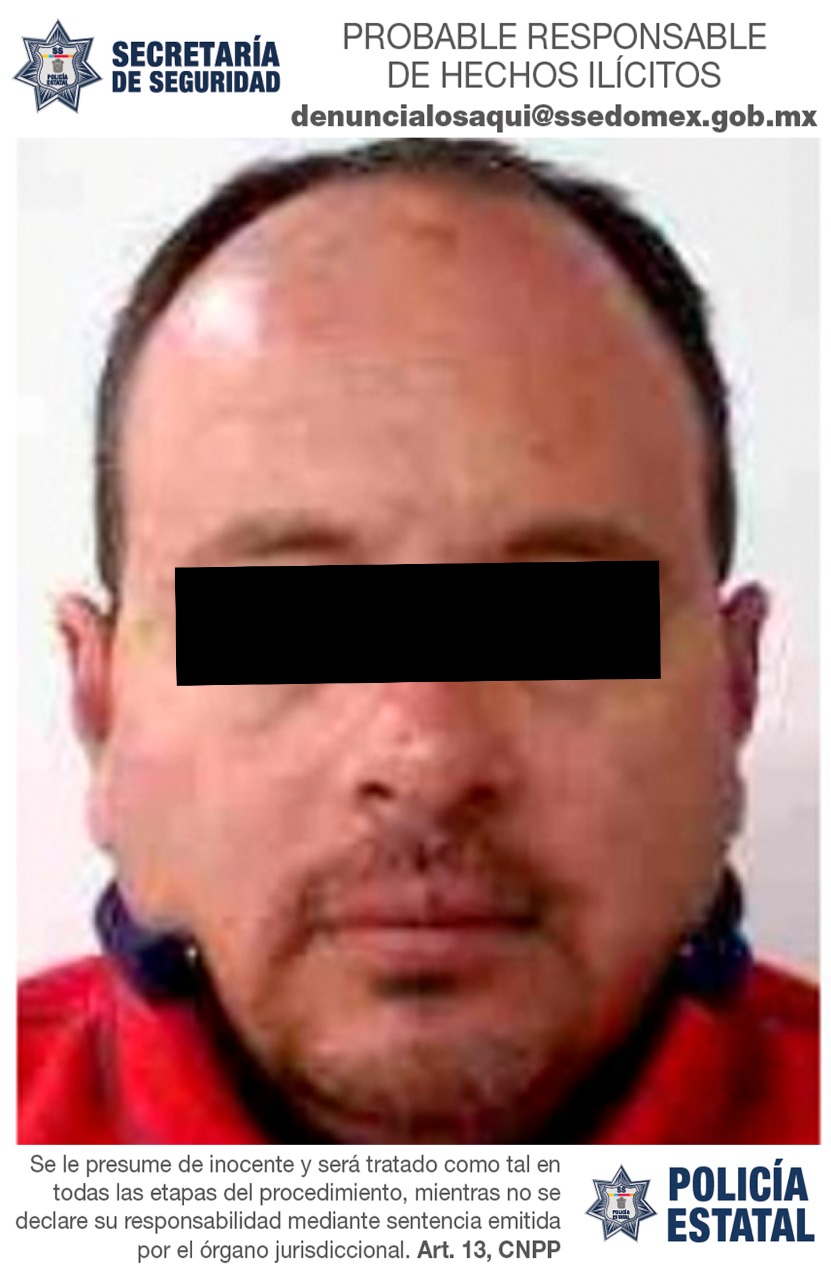 El detenido fue identificado  Claudio “N” de 47 años. (Especial)
