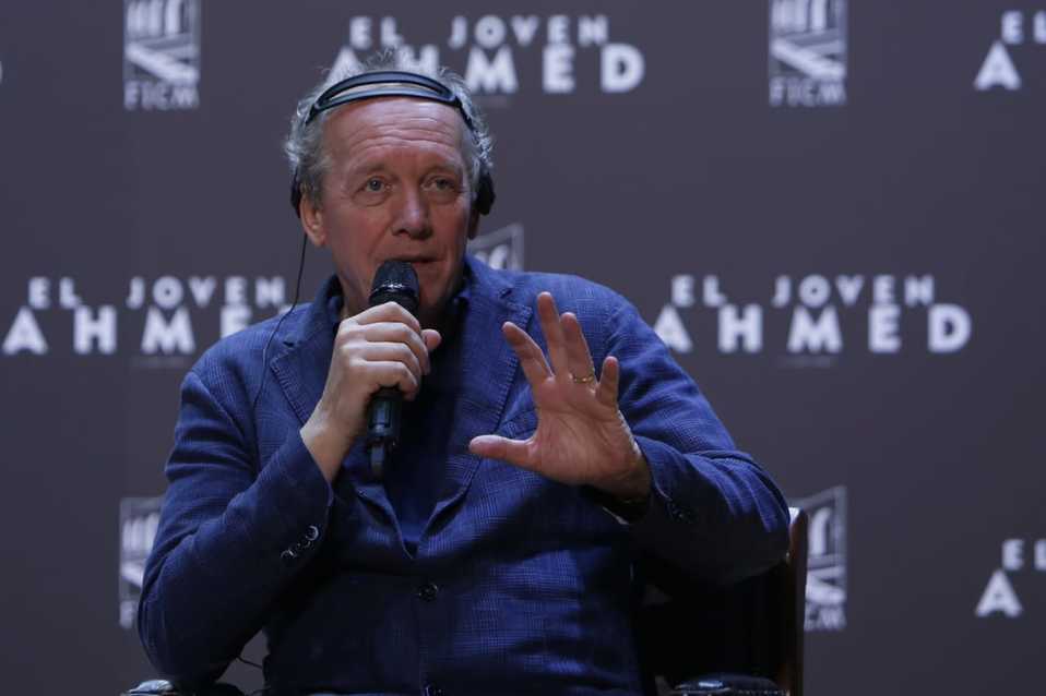 Luc Dardenne, director de 'El joven Ahmed' en el marco del Festival Internacional de Cine de Morelia (Ariana Pérez).
