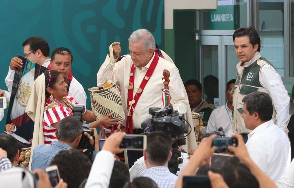 El Presidente aseguró que el Hospital de Especialidades de Tlaxicano iniciará operaciones el 20 de marzo de 2020/Javier Ríos.