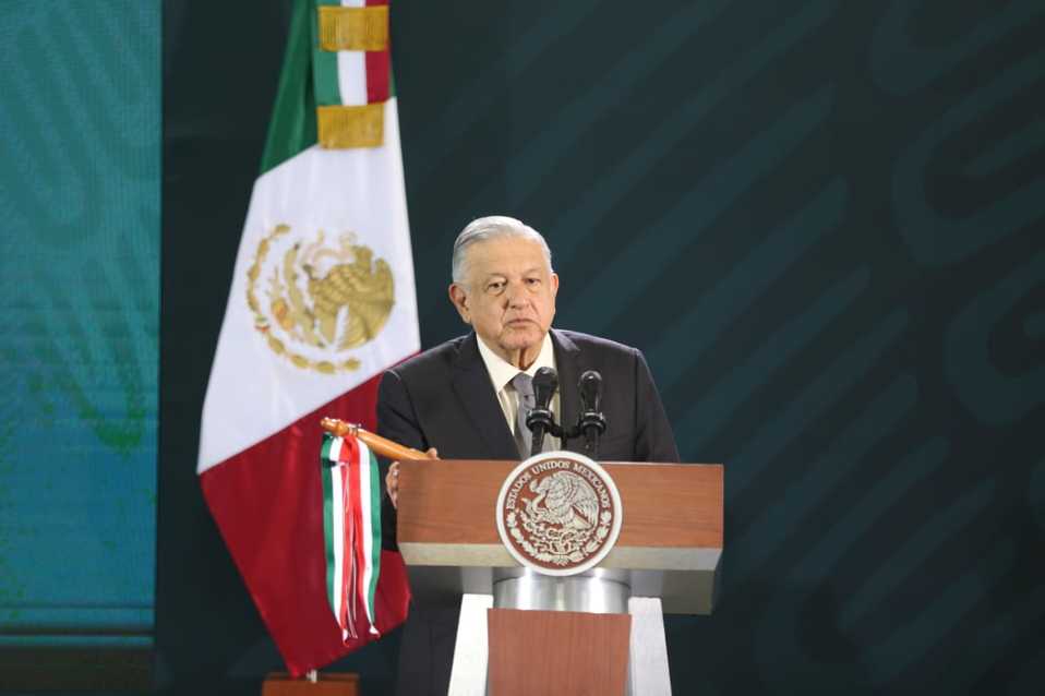 El presidente de México, Andrés Manuel López Obrador, hoy. (Javier Ríos)