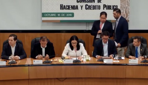 Sesión de la Comisión de Hacienda (Milenio Digital)